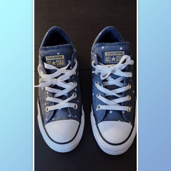 💕NWOT Converse Chuck Taylor CTAS Madison Ox Women's Size 6 Polka Dot Shoes - Picture 2 of 6